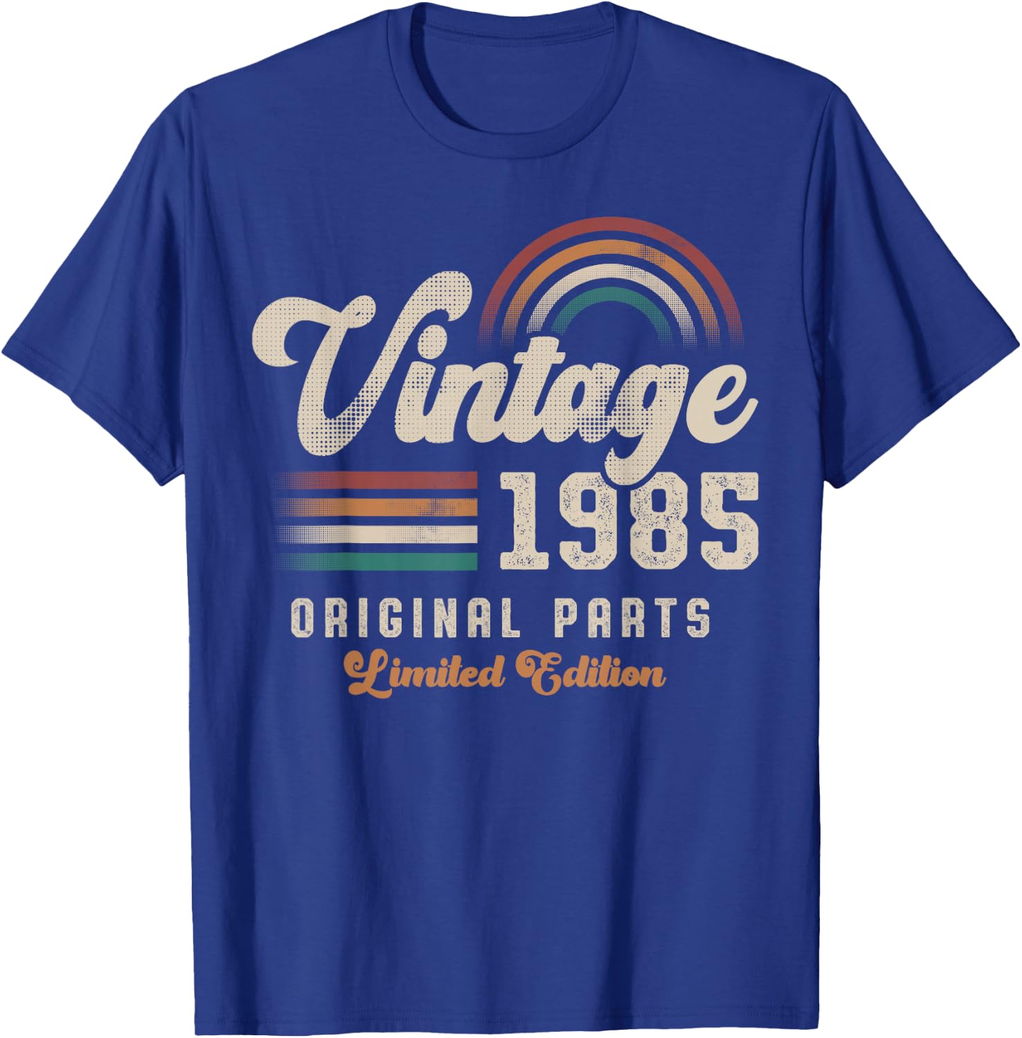 Vintage 1985 Birthday Birth Year 40 Retro T-Shirt - T-Shirt | Royal