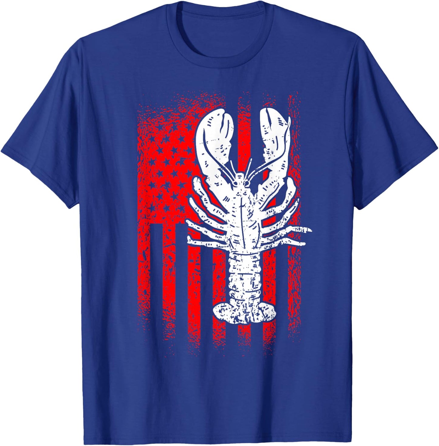American Lobster USA Seafood Lover T-Shirt - T-Shirt | Royal