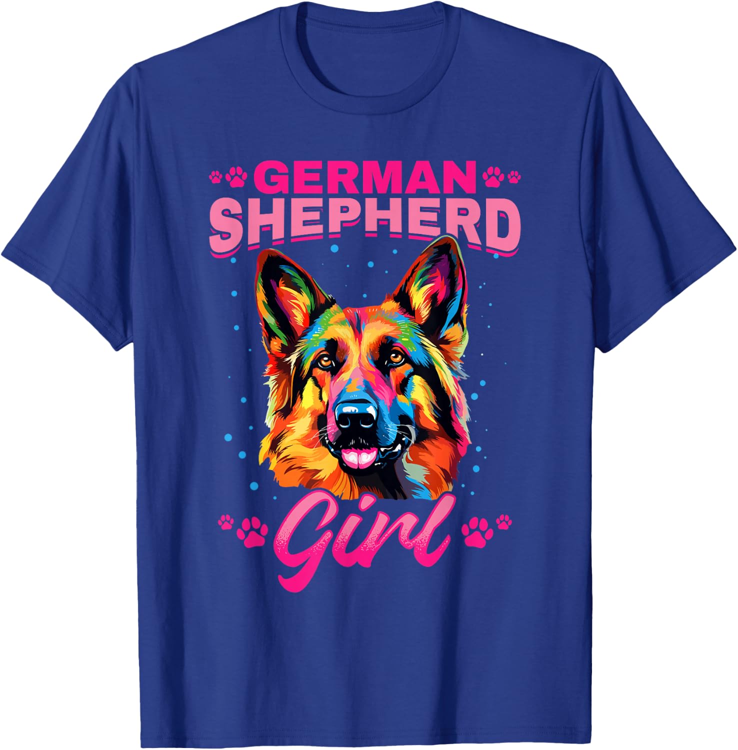 German Shepherd Dog Breed German Shepherd Girl T-Shirt - T-Shirt | Royal