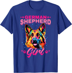 German Shepherd Dog Breed German Shepherd Girl T-Shirt - T-Shirt | Royal