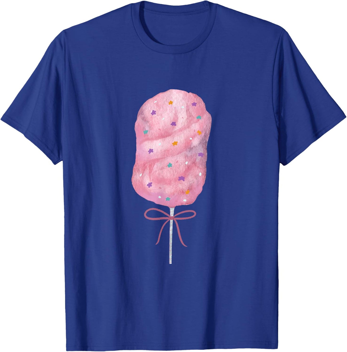 Pink Cotton Candy State Fair Food , black T-Shirt - T-Shirt | Royal