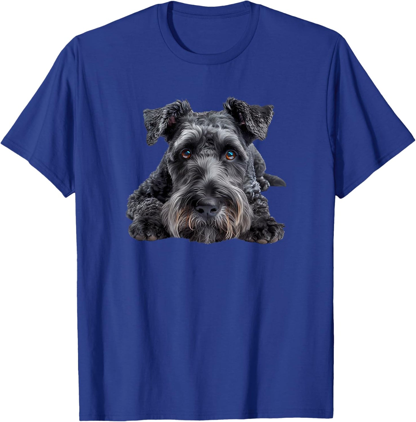Lazy Kerry blue terrier T-Shirt - T-Shirt | Royal