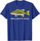 Smallmouth Bass Freshwater Game Fish T-Shirt - T-Shirt | Royal