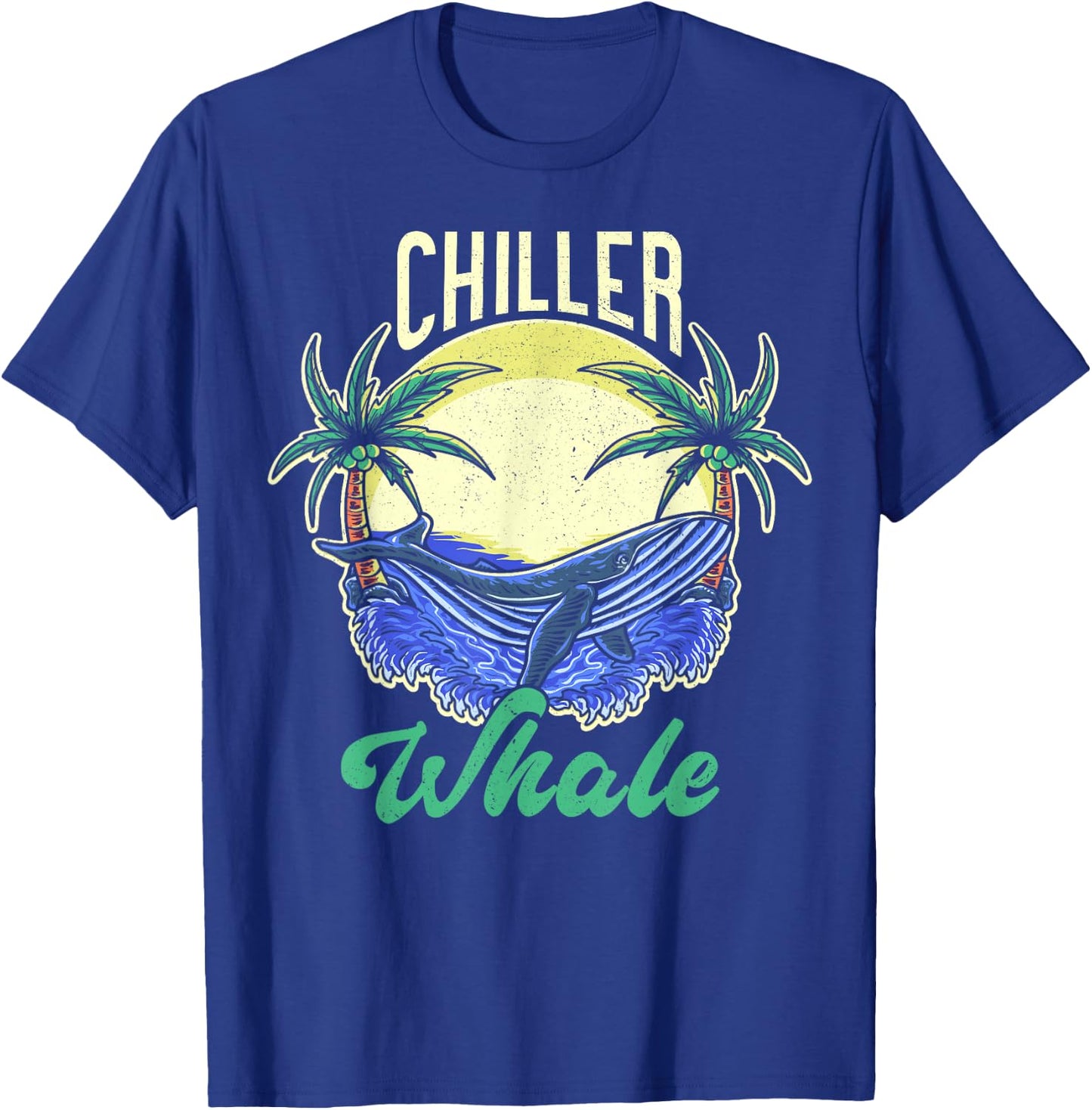 Chiller Whale Funny Whale Watching T-Shirt - T-Shirt | Royal