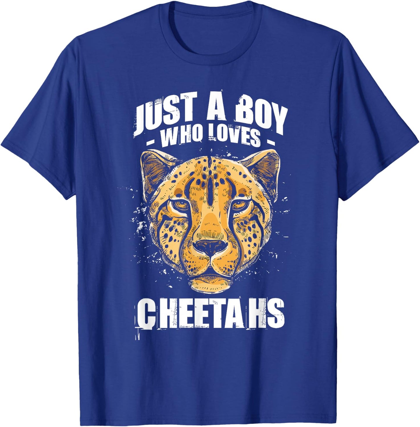 African Wild Animal Cheetah Leopard Safari Kids Boys T-Shirt - T-Shirt | Royal