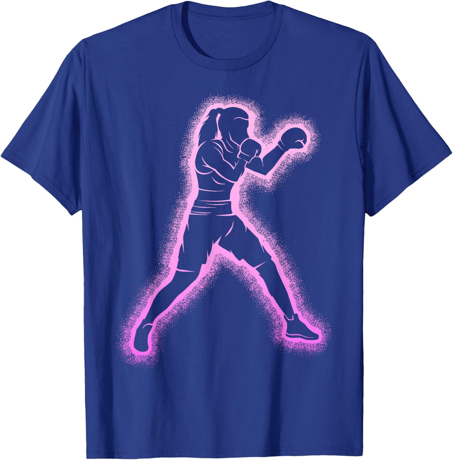 Boxing Boxer, Boxing Girl, Women's T-Shirt - T-Shirt | Royal