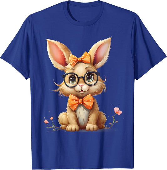 Happy Easter Süßes Hasenmotiv Ostereier mit Hasenmotiv T-Shirt - T-Shirt | Royal