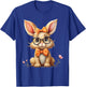 Happy Easter Süßes Hasenmotiv Ostereier mit Hasenmotiv T-Shirt - T-Shirt | Royal