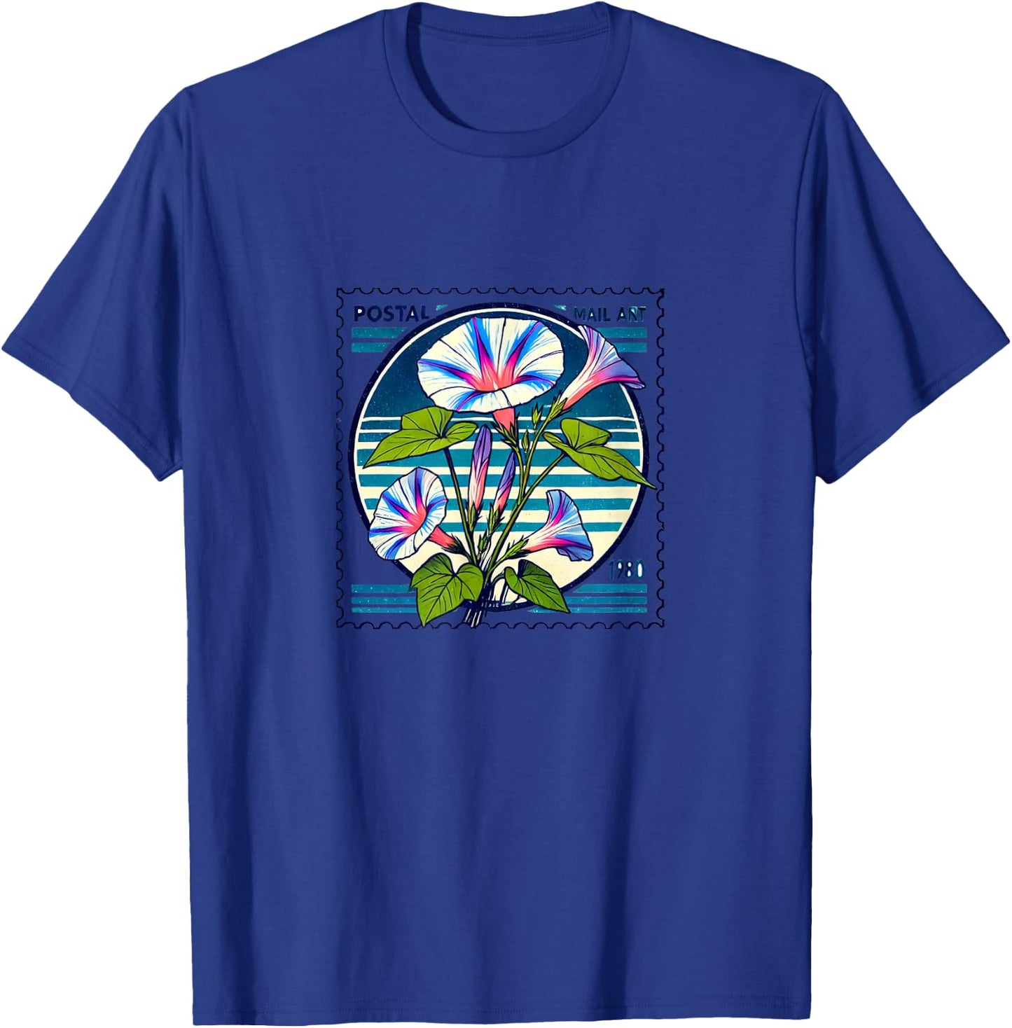 Morning Glory Flower Art Morning Glories Nature T-Shirt - T-Shirt | Royal
