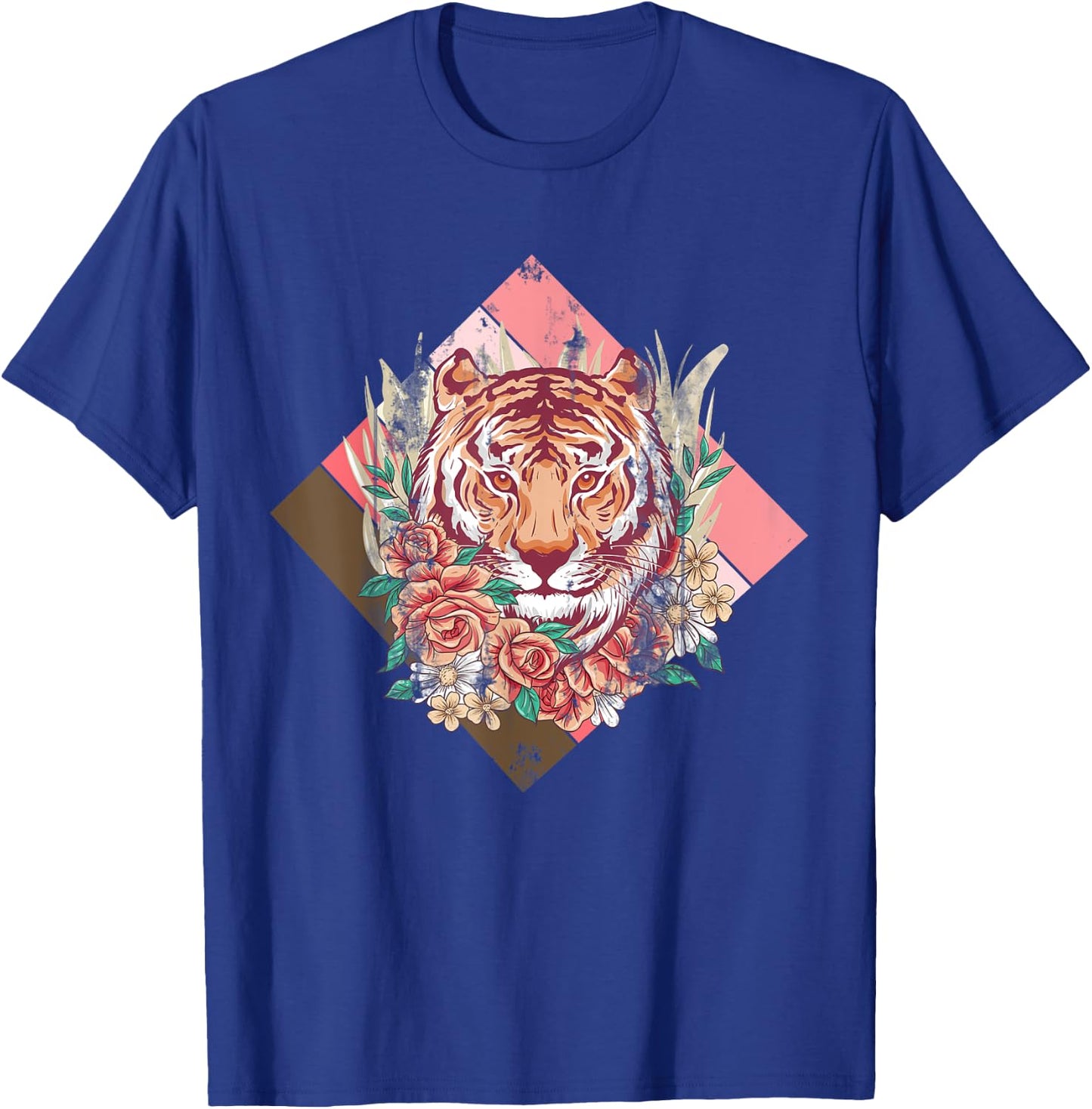 Cherry Blossom Sakura Tiger T-Shirt - T-Shirt | Royal