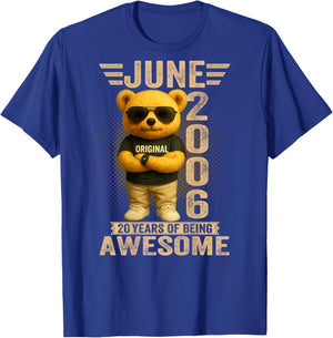Ours en Peluche 20 Ans Juin 2006 pour Femme T-Shirt - T-Shirt | Royal