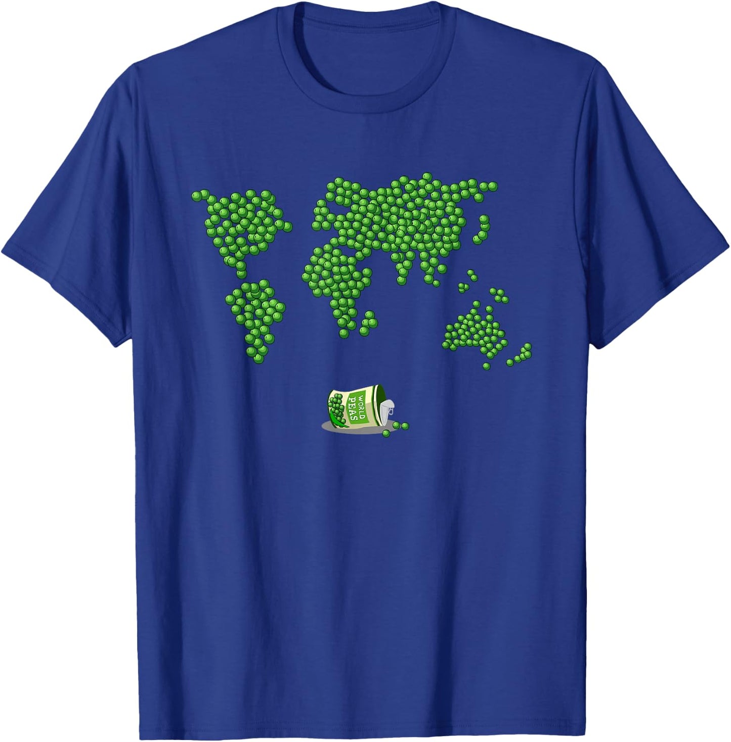World Peas Pun Gifts Sarcastic Dad Joke Funny Pun T-Shirt - T-Shirt | Royal