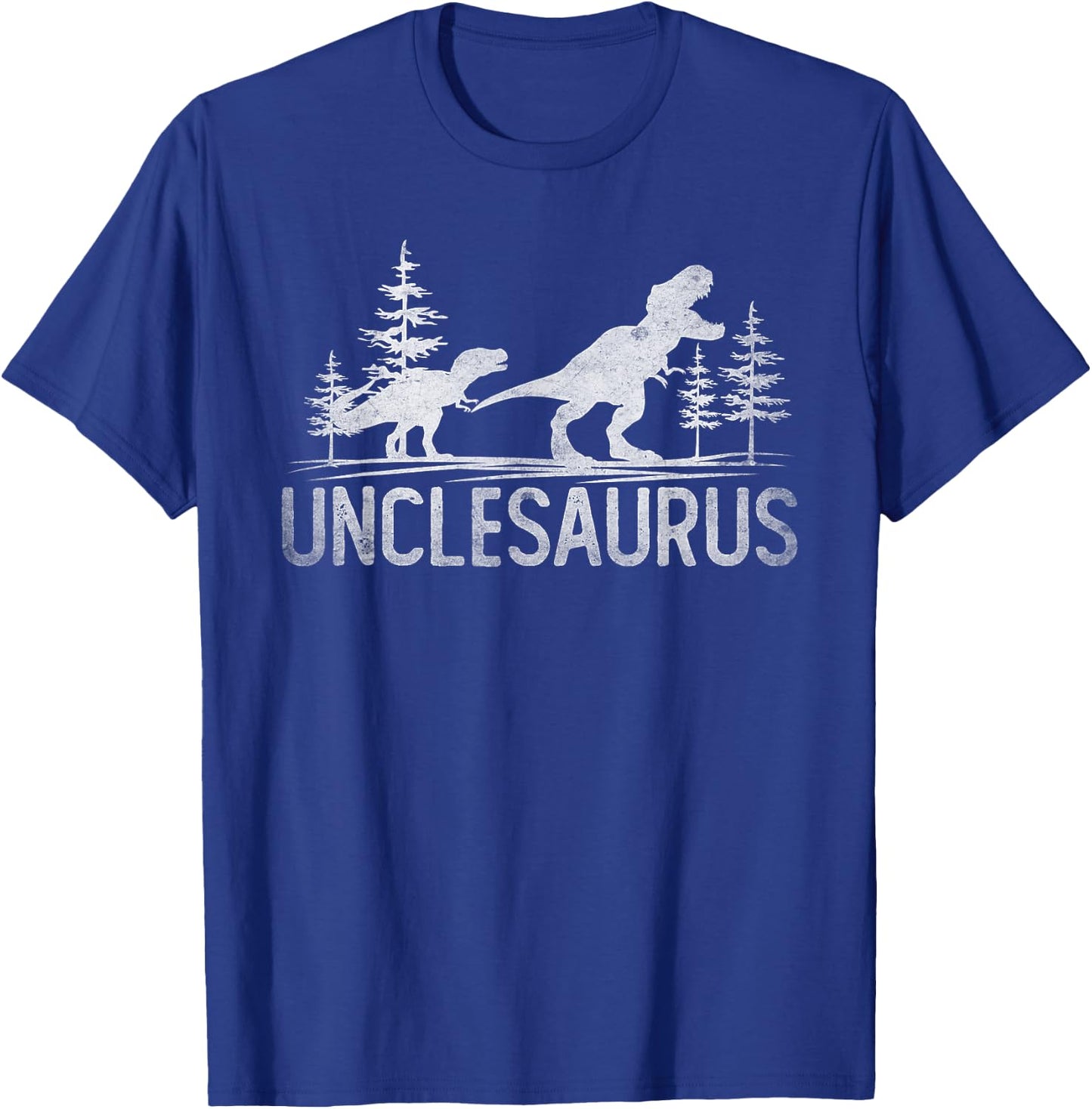 Unclesaurus T-Rex Dinosaur Uncle Saurus Father's Day T-Shirt - T-Shirt | Royal