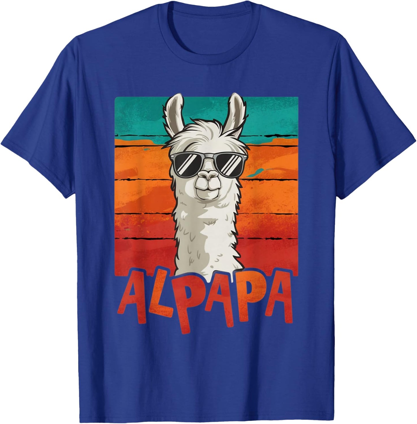 Alpaka Best Dad Alpaka Vatertagsgeschenk für Papa T-Shirt - T-Shirt | Royal