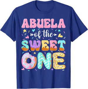 Abuela of The Sweet One First Birthday Matching Family T-Shirt - T-Shirt | Royal