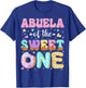 Abuela of The Sweet One First Birthday Matching Family T-Shirt - T-Shirt | Royal