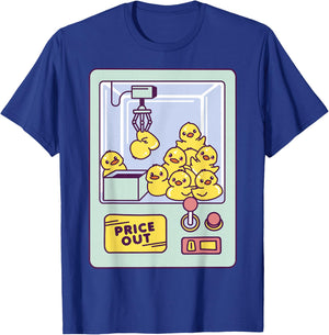 Duck Machine Design Playful Claw Toy Ducks T-Shirt - T-Shirt | Royal