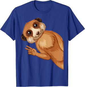 Meerkat Children's Girls Boys , black T-Shirt - T-Shirt | Royal