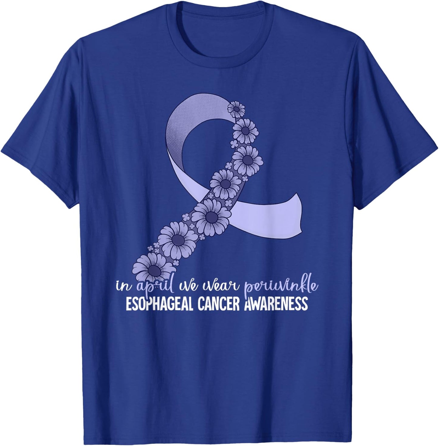 Esophageal Cancer Awareness T-Shirt - T-Shirt | Royal
