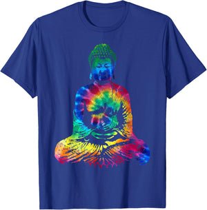 Buddha Tie Dye Vintage Yoga Yogi Buddhist T-Shirt - T-Shirt | Royal