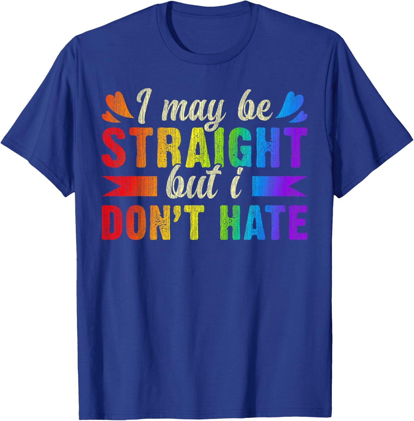 Verbündeter, Rainbow LGBT Gay Pride Ally T-Shirt - T-Shirt | Royal