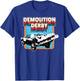 Demolition Derby Retro Vintage Design T-Shirt - T-Shirt | Royal