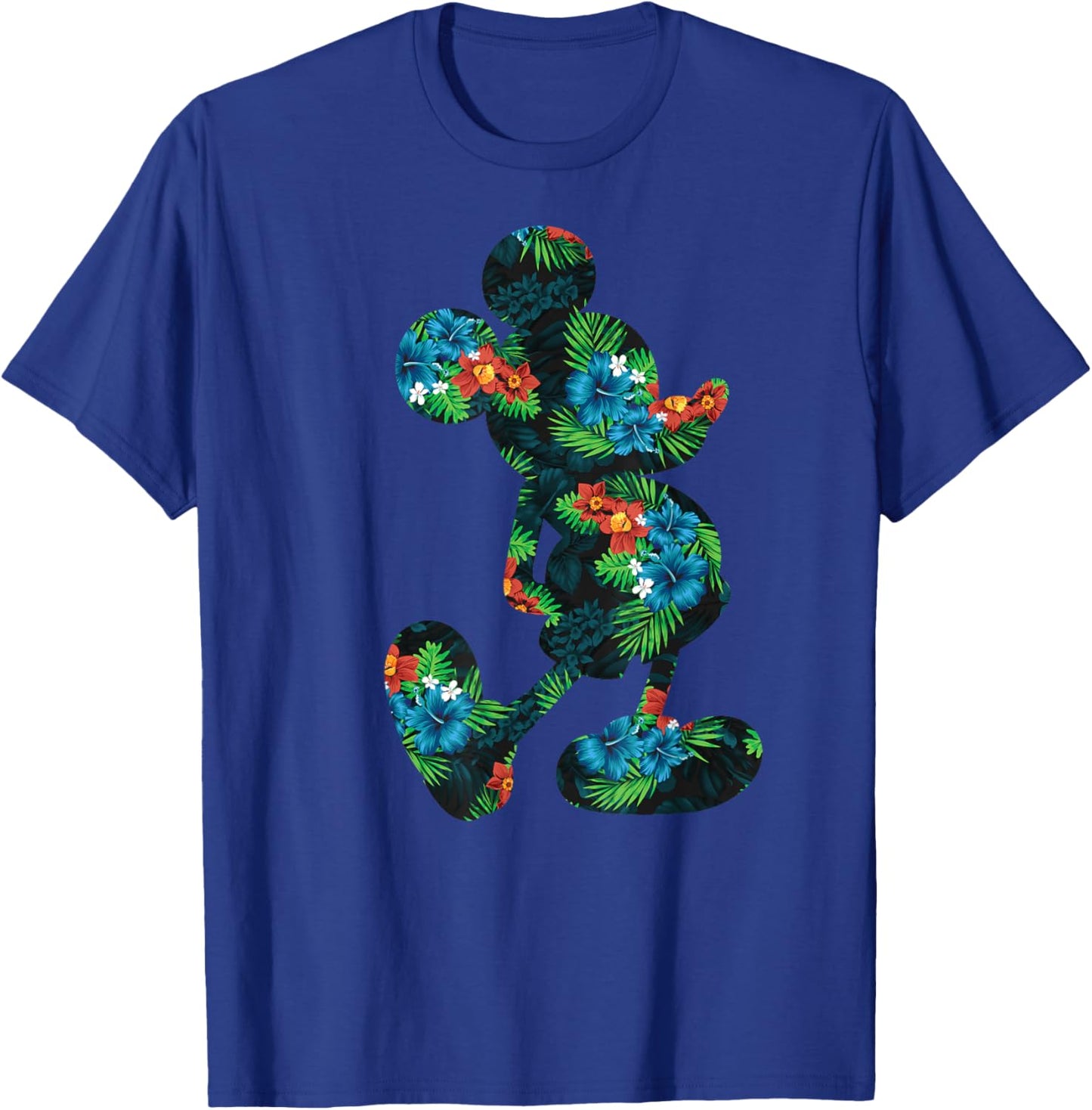 Disney - Tropical Mickey Print T-Shirt - T-Shirt | Royal