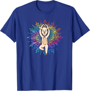 Goat Girl Lover & Farmer HD0 Black -Adults T-Shirt - T-Shirt | Royal