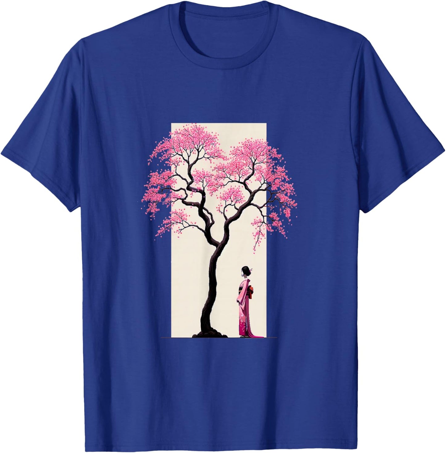Vintage Japanese Cherry Blossom Shape Sweater , Black, S T-Shirt - T-Shirt | Royal