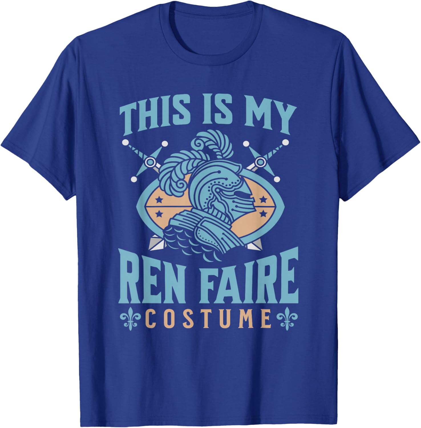 This Is My Ren Faire Costume Funny Medieval Knight Graphic T-Shirt - T-Shirt | Royal