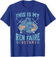This Is My Ren Faire Costume Funny Medieval Knight Graphic T-Shirt - T-Shirt | Royal