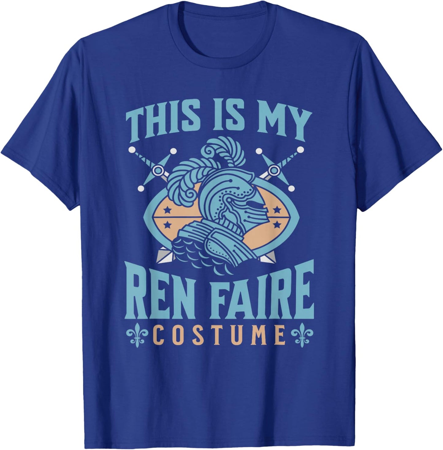 This Is My Ren Faire Costume Funny Medieval Knight Graphic T-Shirt - T-Shirt | Royal