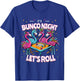 Bunco Night Flamingo Bunco Group Bunco Player T-Shirt - T-Shirt | Royal