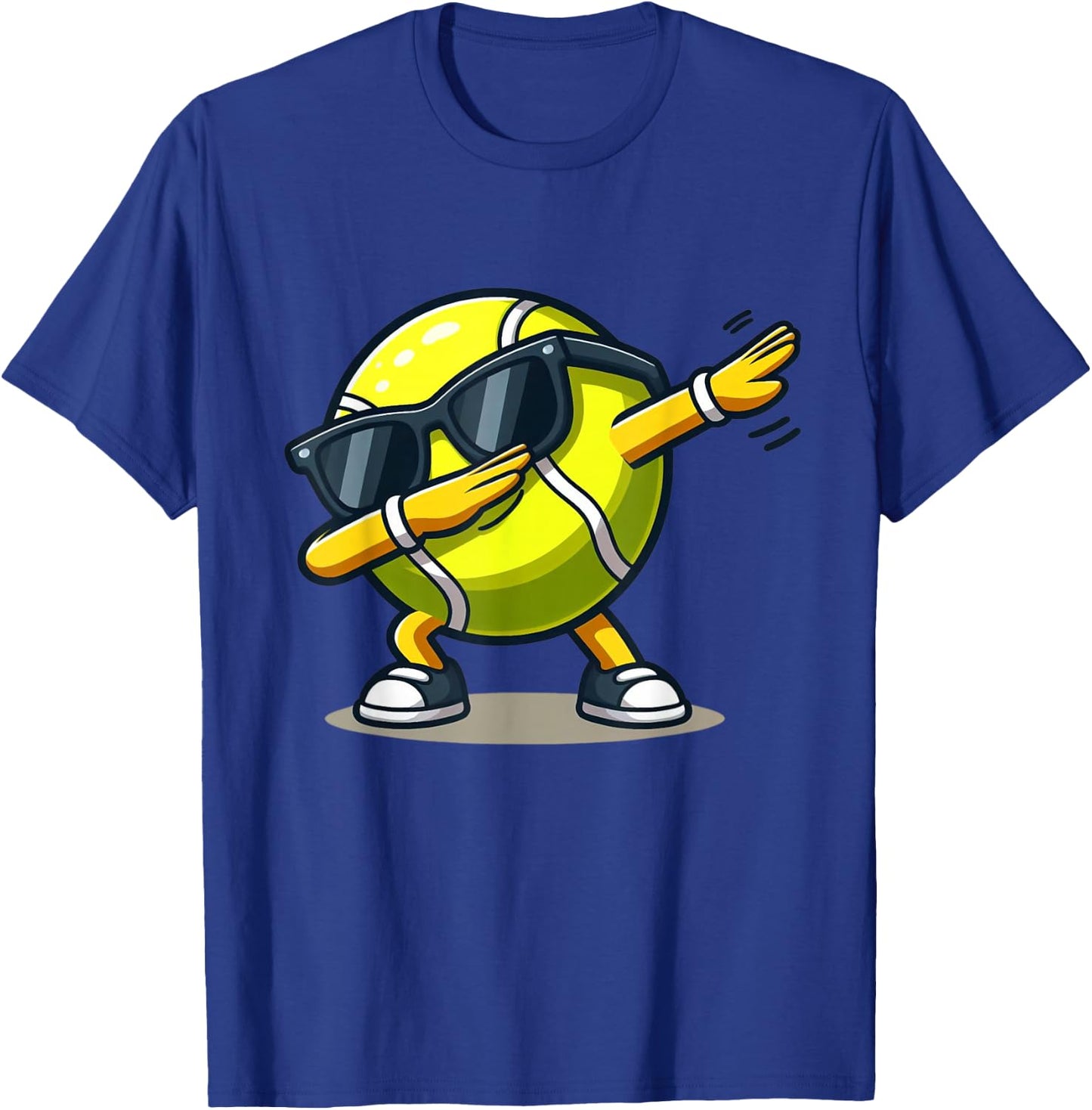 Dabbing Tennis Ball Shirt Funny Boys Men Women Sports Player T-Shirt - T-Shirt | Royal