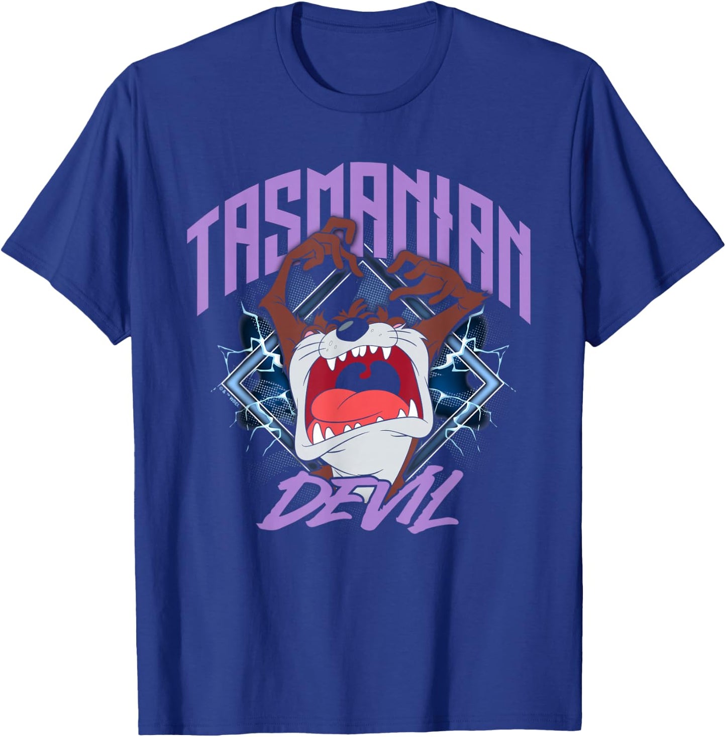 Looney Tunes Tazmanian Devil Rock T-Shirt - T-Shirt | Royal