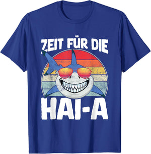 Zeit Für Die Haia Hai Schlafshirt Müde Pyjama Lustig Schlaf T-Shirt - T-Shirt | Royal