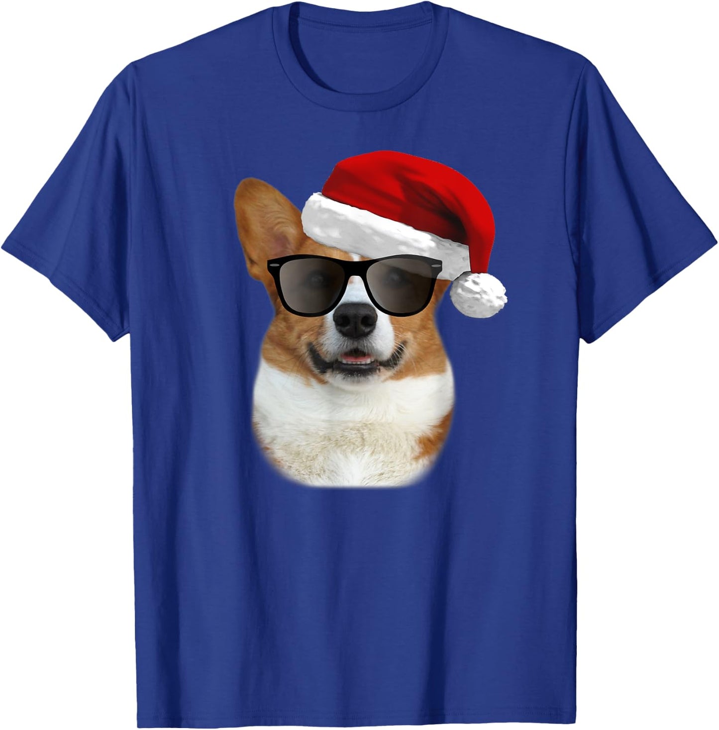 Corgi Christmas Shirt , Men & Kids - Corgi Santa T-Shirt - T-Shirt | Royal