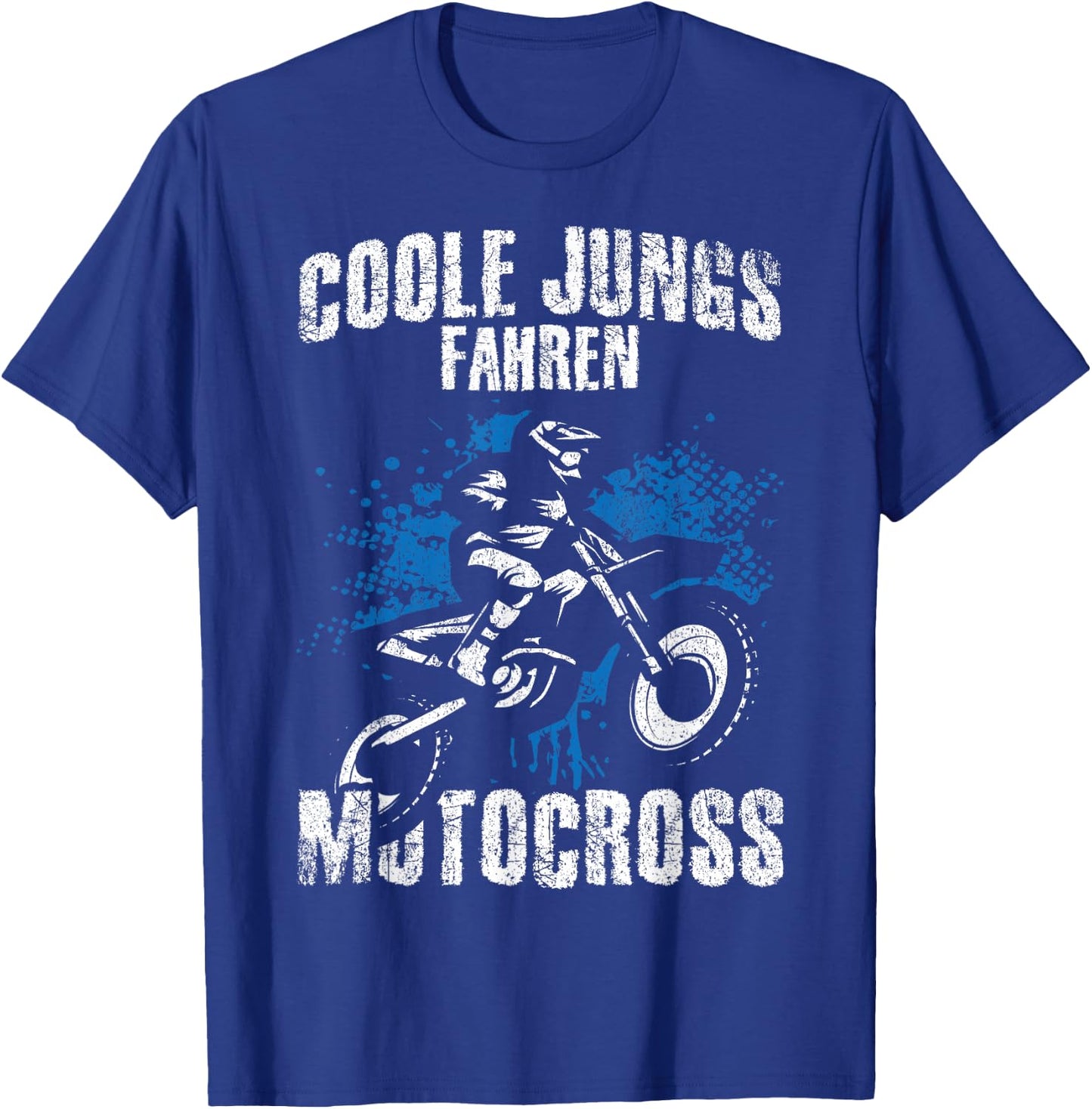 Coole Boys Driving Motocross - Dirt Biker Children's , black, s T-Shirt - T-Shirt | Royal