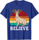 Cryptid Jackalope Shirt - Jackrabbit Believe Rabbit Bunny T-Shirt - T-Shirt | Royal