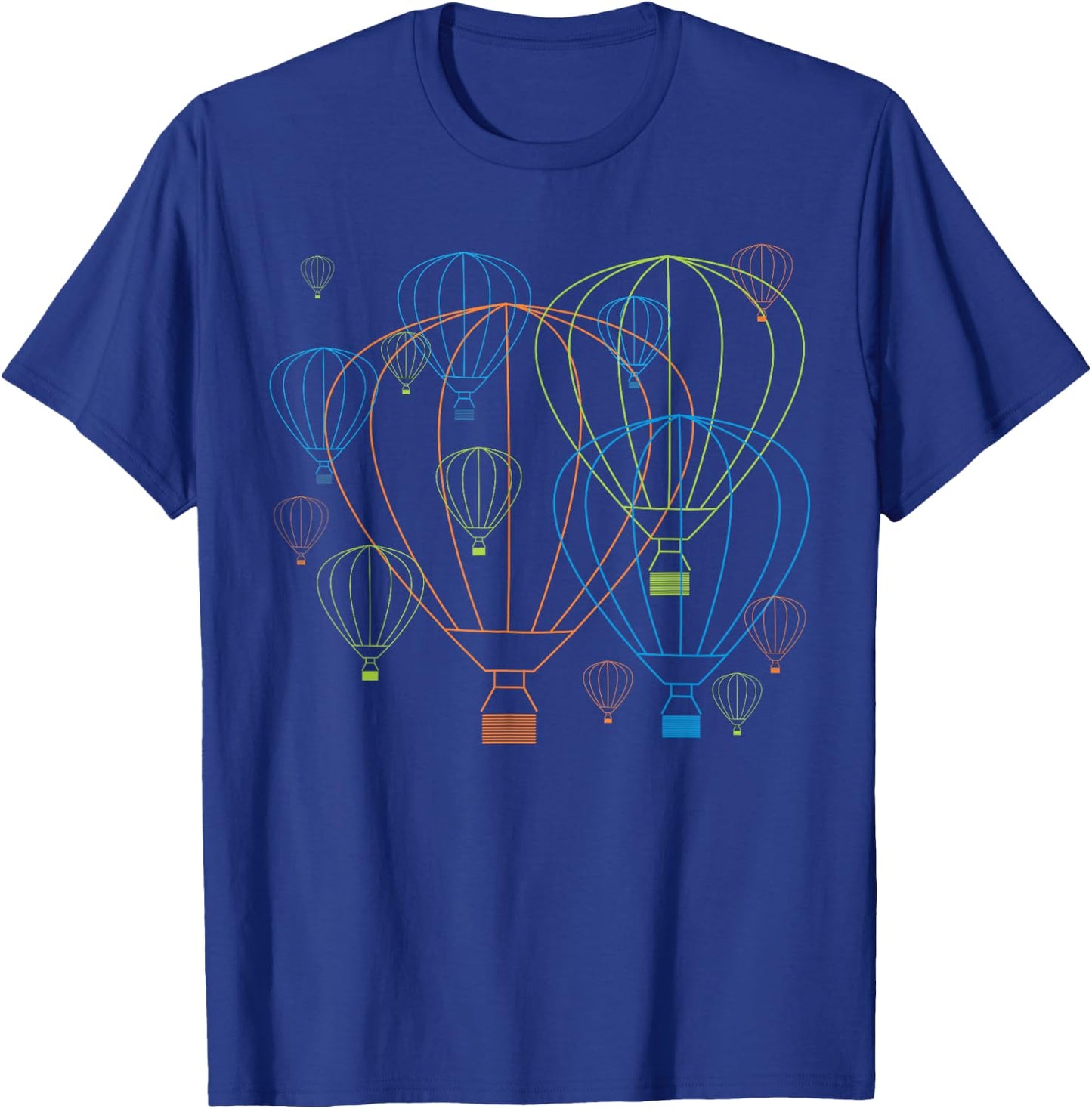 Hot Air Balloon Festival Souvenir Ballooning Family Apparel T-Shirt - T-Shirt | Royal