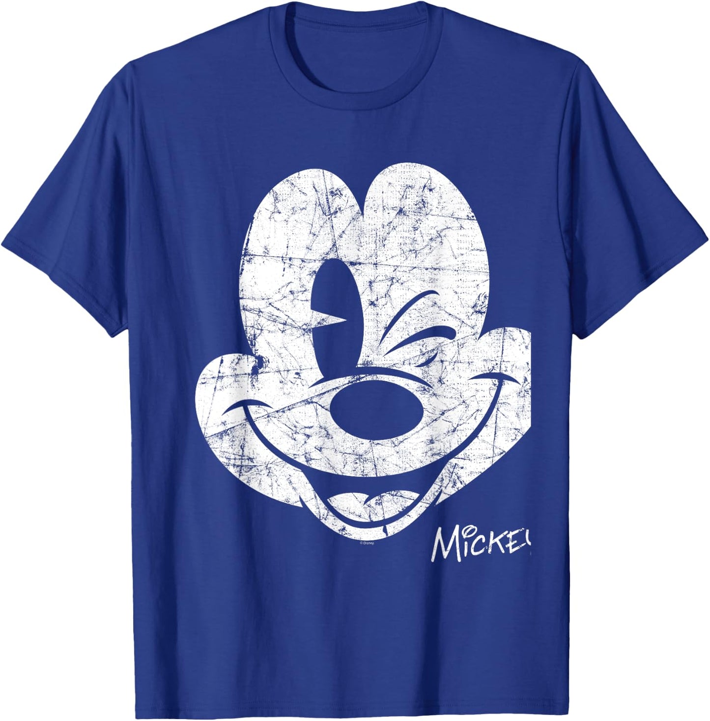 Mickey Mouse Beaten Face T-Shirt - T-Shirt | Royal