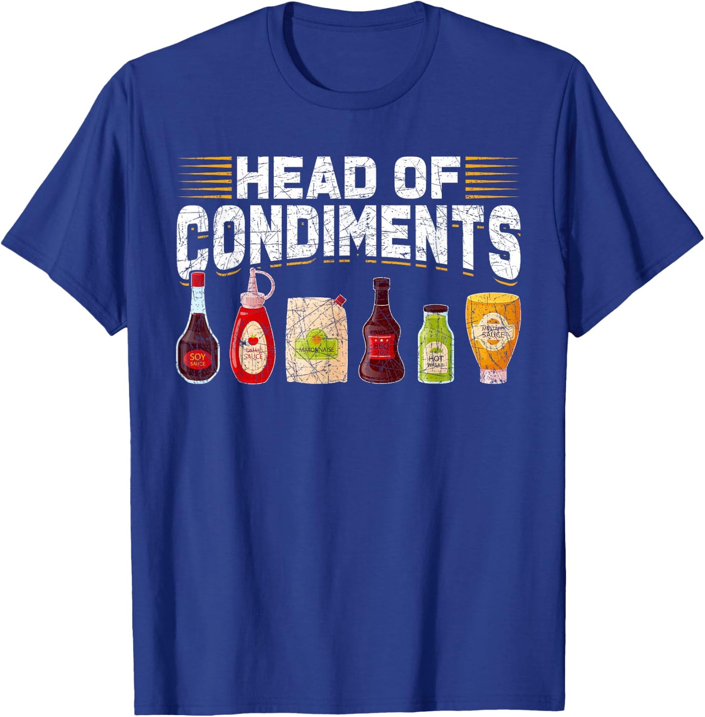 Head Of Condiments Barbecue T-Shirt - T-Shirt | Royal