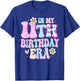 in My 11th Birthday Era Girl Gifts Eleven Bday 11 Year Old T-Shirt - T-Shirt | Royal