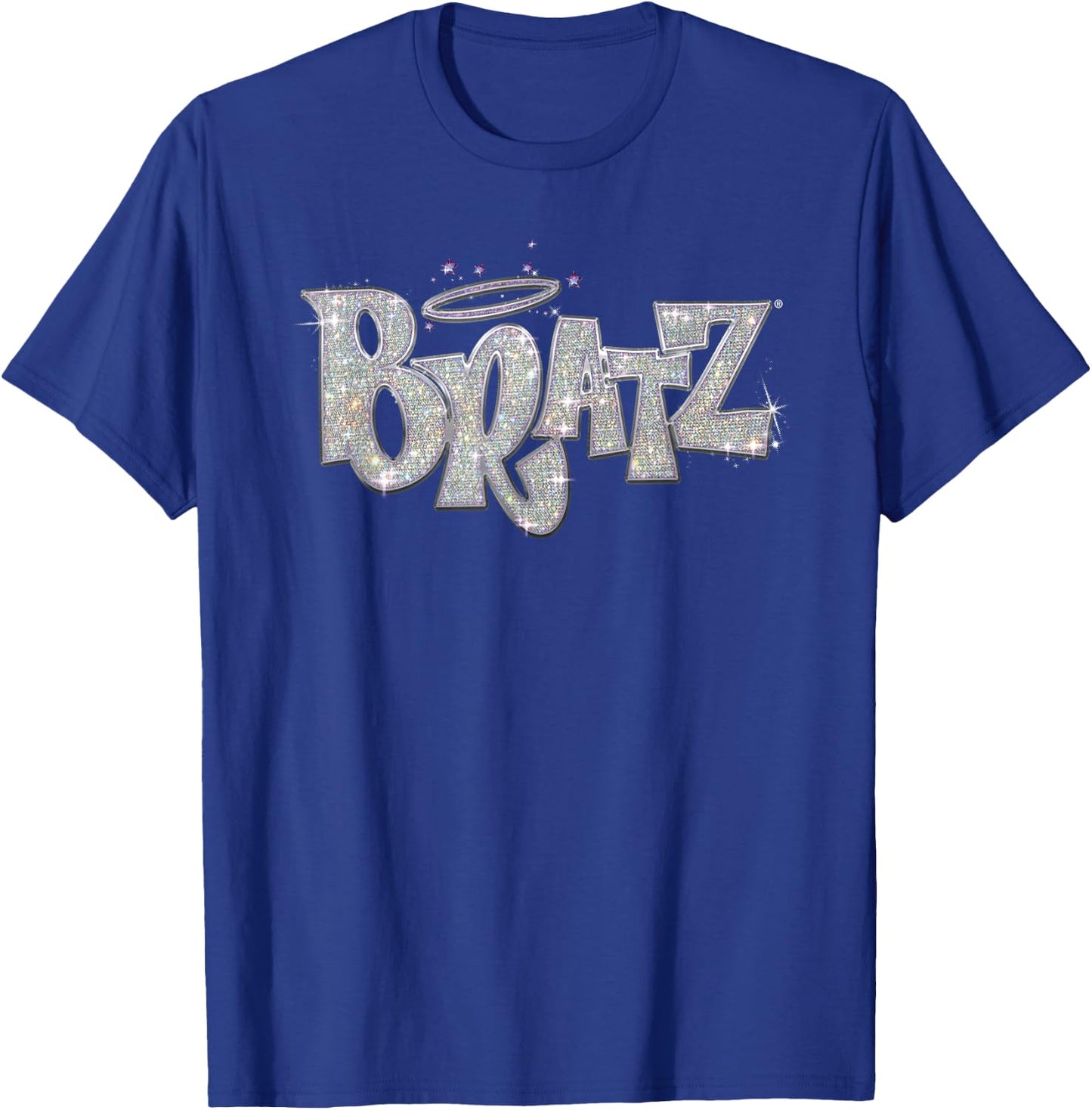 Glitter Bratz Logo , Black, S T-Shirt - T-Shirt | Royal