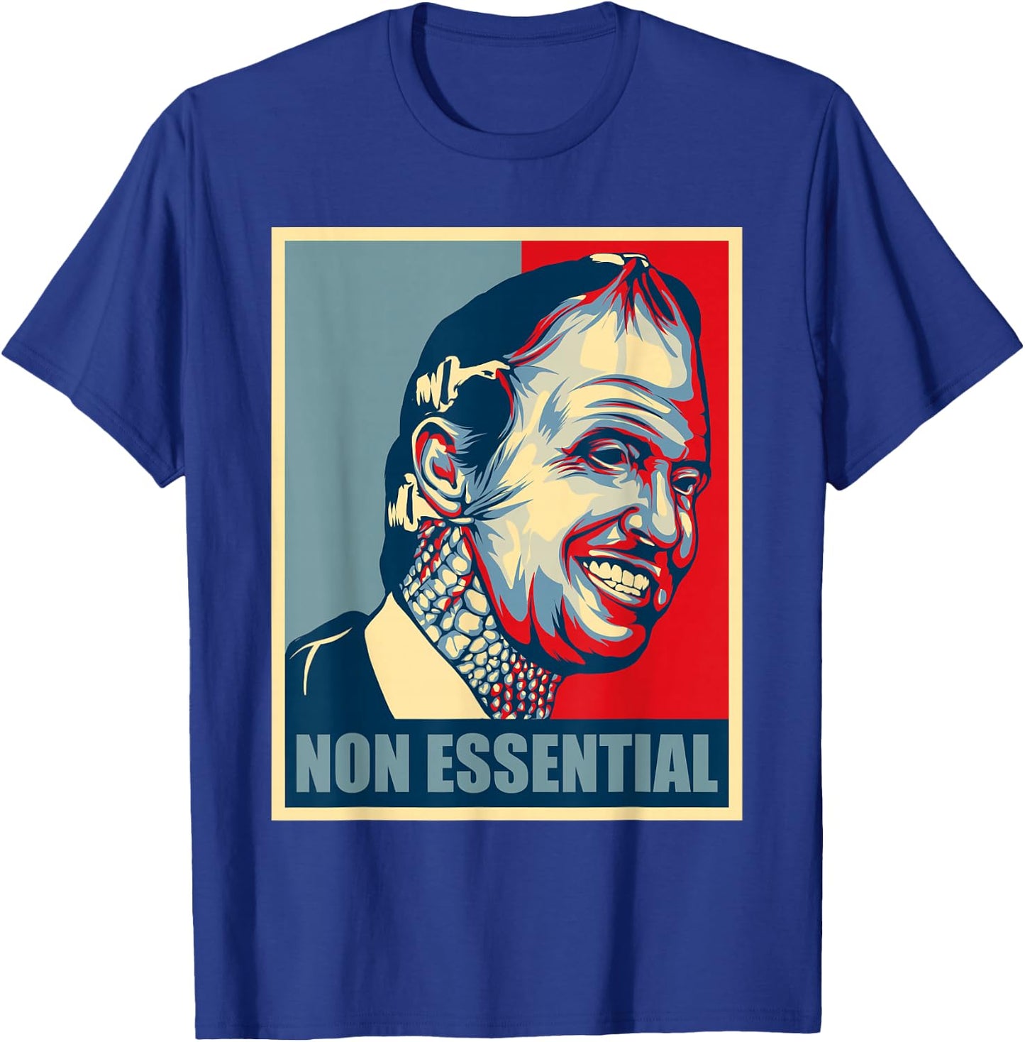 Funny Meme Anti Gavin Newsom Non Essential Lizard man T-Shirt - T-Shirt | Royal