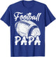 Football Papa Family Matching Players Fathers Day T-Shirt - T-Shirt | Royal