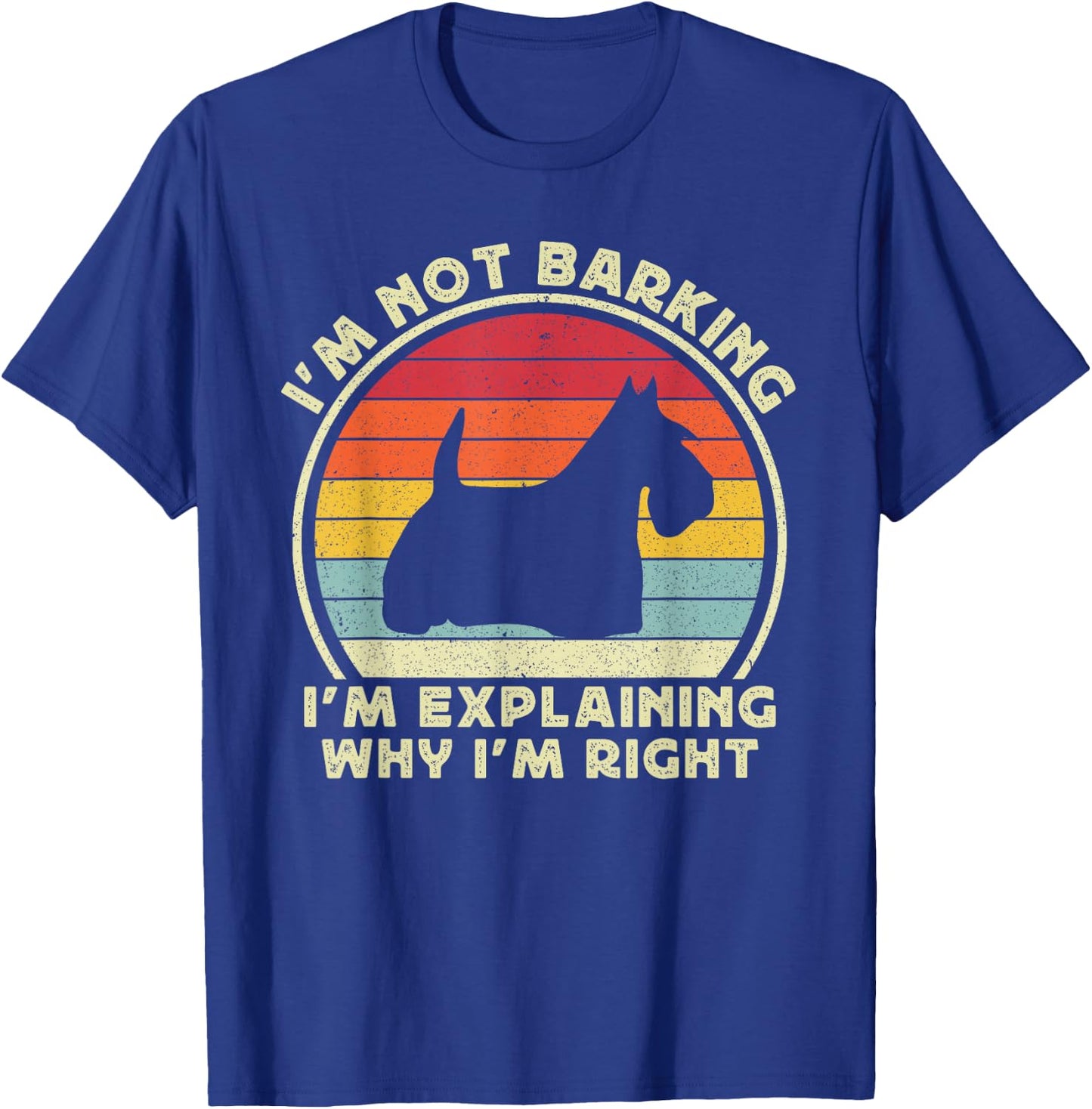 Funny Scottish Terrier Dog Women Kids Scotty Scottie T-Shirt - T-Shirt | Royal