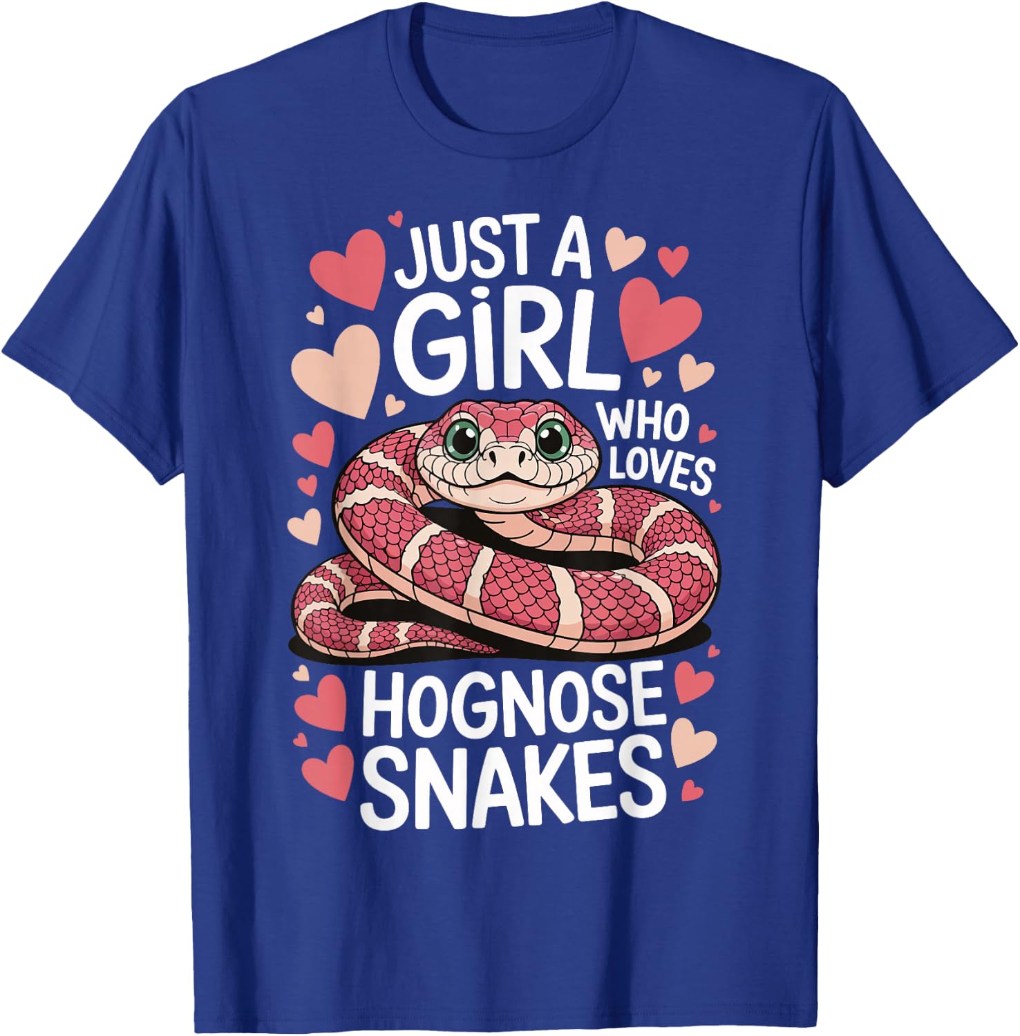 Just A Girl Who Loves Hognose Snakes T-Shirt - T-Shirt | Royal