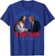 American Flag Jesus Is My Savior Trump Is My President , Black, S T-Shirt - T-Shirt | Royal