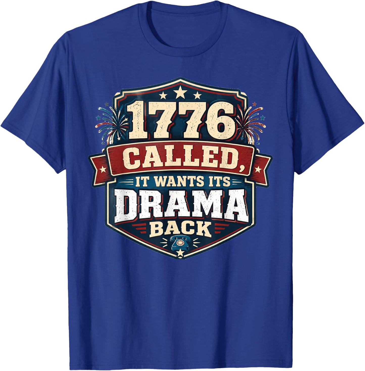 250th Anniversary Patriotic July 4th – USA 1776-2026 T-Shirt - T-Shirt | Royal